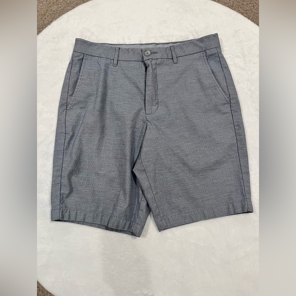 Marc Anthony Other - Marc Anthony Slim Fit Stretch Waist Gray Micro-Dot Chino Shorts - 32